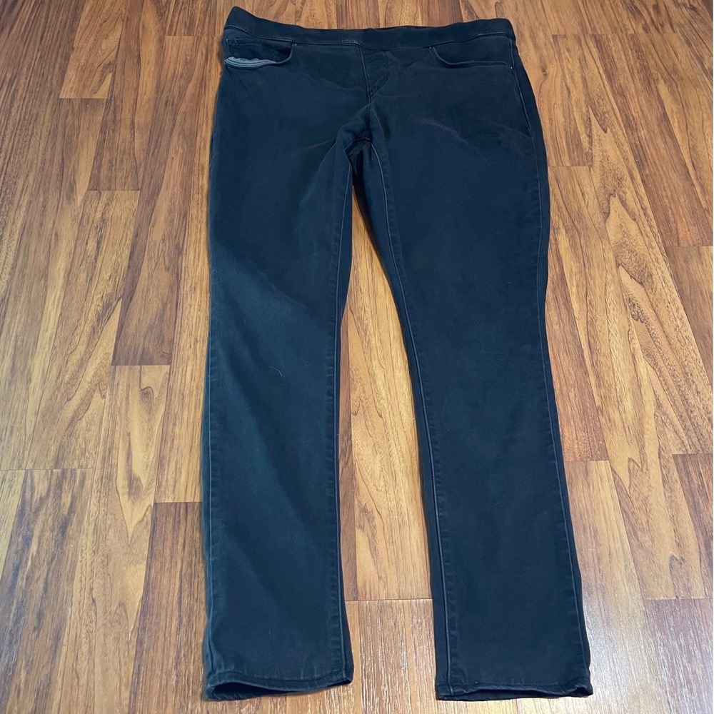 Levis Shaping Legging Womens 33 Black Pull On Stretch Denim Skinny Jeans W33 L30